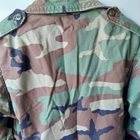 Men's Camouflage Coat SZ M Hunting Military Field Jacket With Liner Cold Weather - Picture 15 of 16
